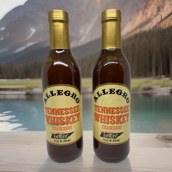2 BOTTLES Allegro Tennessee Whiskey Marinade Sauce 12.7 oz Meat Rib Gluten Free - Picture 1 of 4
